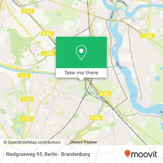 Riedgrasweg 95, Altglienicke, 12524 Berlin map