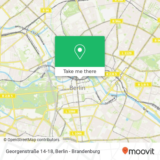 Georgenstraße 14-18, Georgenstraße 14-18, 10117 Berlin, Deutschland map