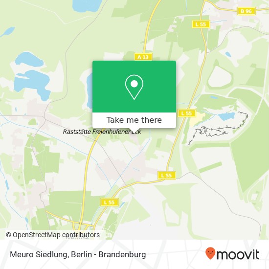 Meuro Siedlung map