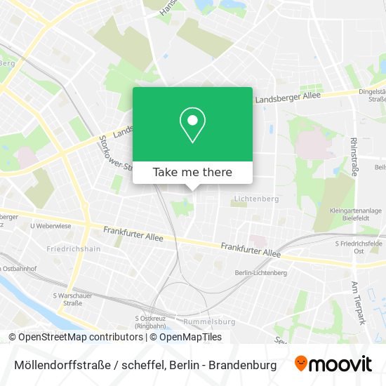 Möllendorffstraße / scheffel map