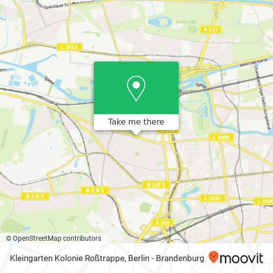 Kleingarten Kolonie Roßtrappe, Kleingarten Kolonie Roßtrappe, Spandauer Damm 158, 14050 Berlin, Deutschland map