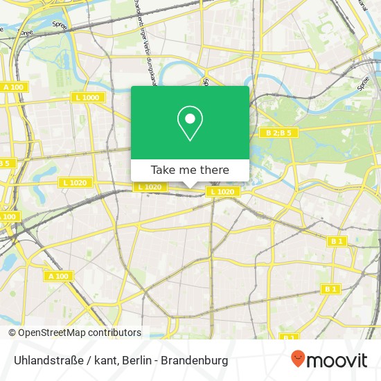Карта Uhlandstraße / kant, Charlottenburg, 10623 Berlin