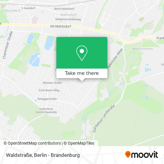 Waldstraße map