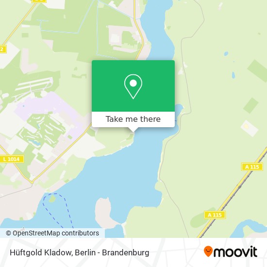 Hüftgold Kladow map