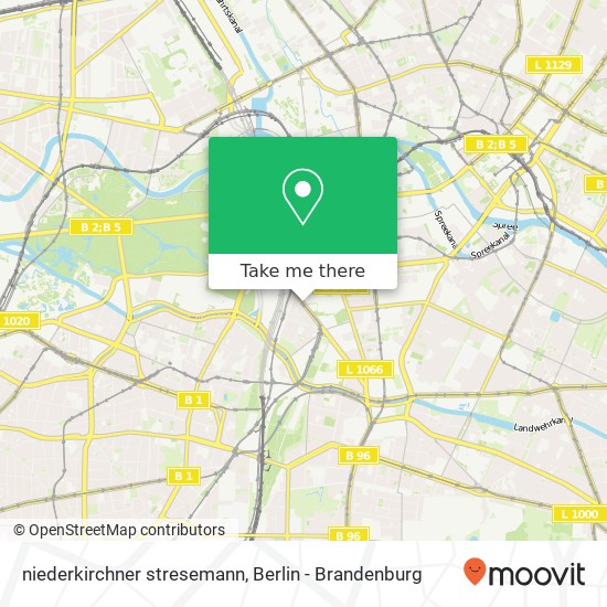 Карта niederkirchner stresemann, Mitte, 10117 Berlin