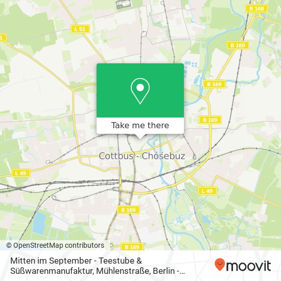 Mitten im September - Teestube & Süßwarenmanufaktur, Mühlenstraße map