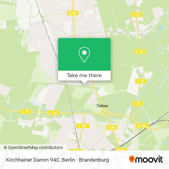 Kirchhainer Damm 94C map