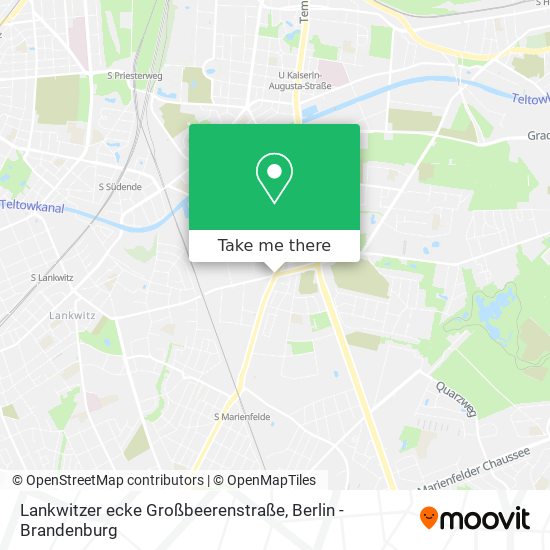 Lankwitzer ecke Großbeerenstraße map