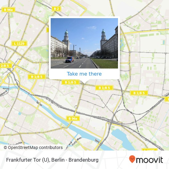 Frankfurter Tor (U) map