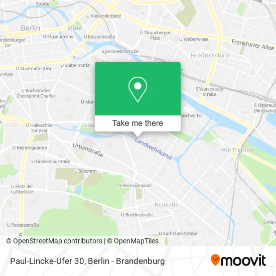 Карта Paul-Lincke-Ufer 30