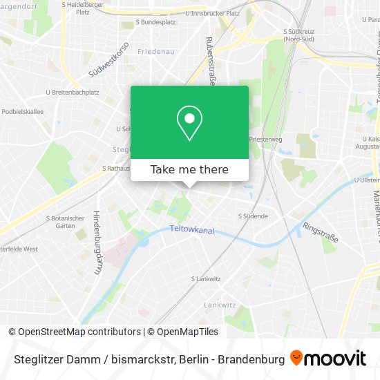Steglitzer Damm / bismarckstr map