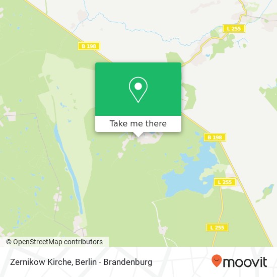 Zernikow Kirche map