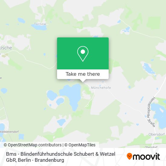 Карта Bms - Blindenführhundschule Schubert & Wetzel GbR