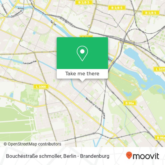 Bouchéstraße schmoller, Alt-Treptow, 12435 Berlin map