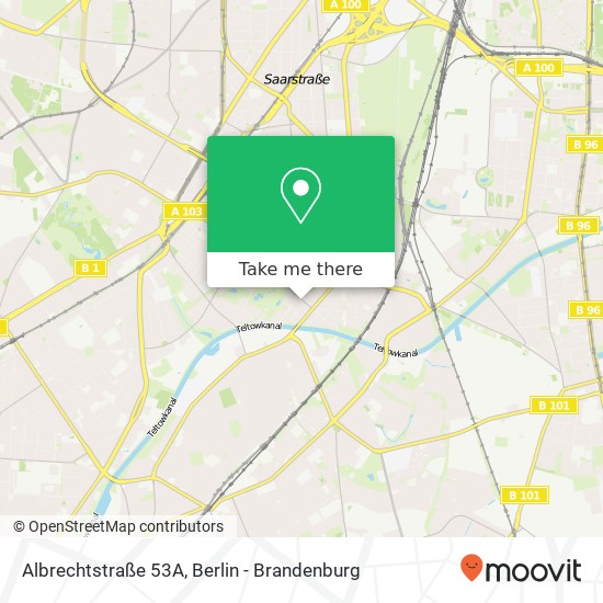 Albrechtstraße 53A, Albrechtstraße 53A, 12167 Berlin, Deutschland map