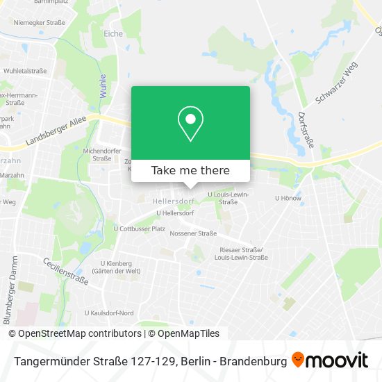 Карта Tangermünder Straße 127-129