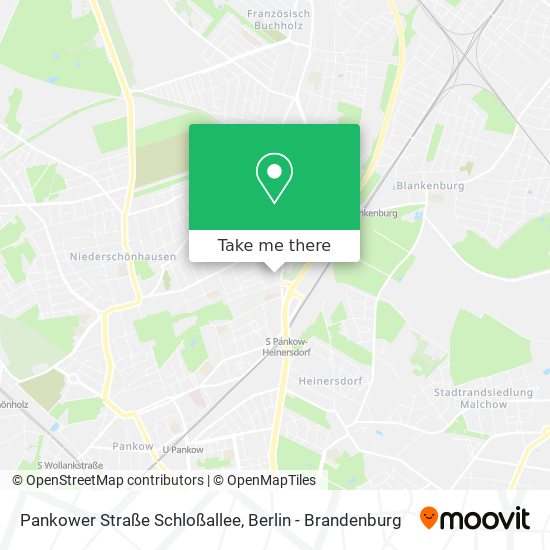 Pankower Straße Schloßallee map