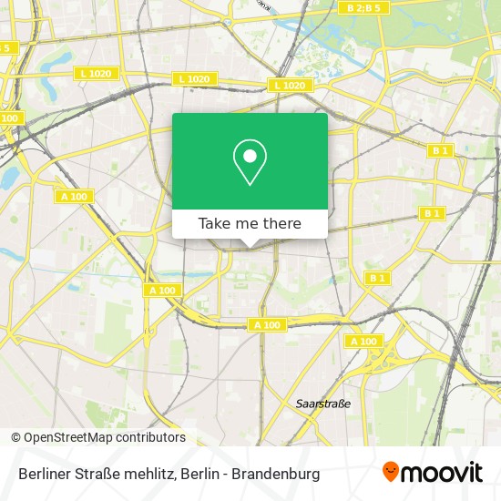 Berliner Straße mehlitz map
