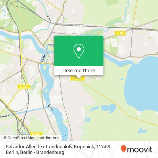 Salvador Allende strandschloß, Köpenick, 12559 Berlin map