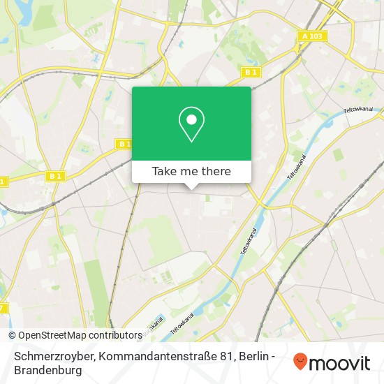 Schmerzroyber, Kommandantenstraße 81 map