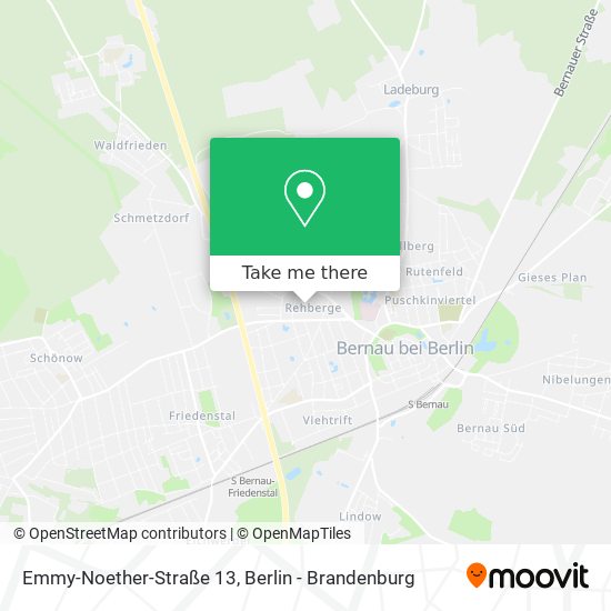 Карта Emmy-Noether-Straße 13