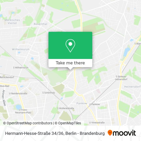 Карта Hermann-Hesse-Straße 34/36