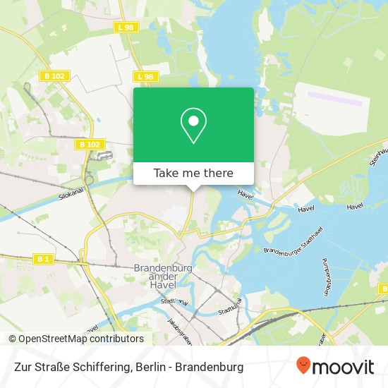 Zur Straße Schiffering, 14770 Brandenburg an der Havel map