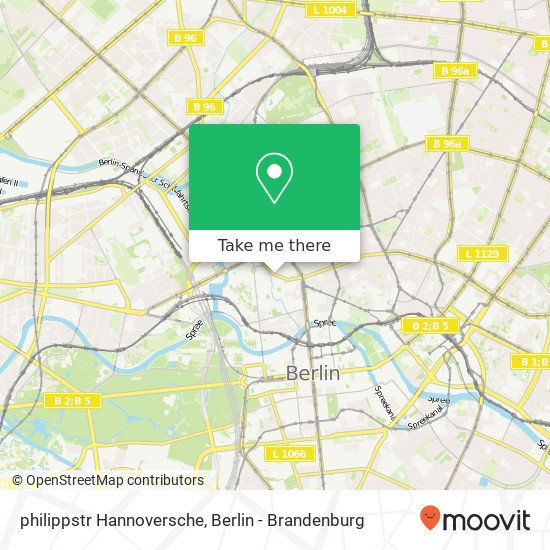 philippstr Hannoversche, Mitte, 10115 Berlin map