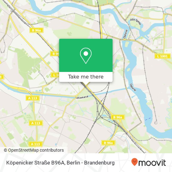 Köpenicker Straße B96A, Adlershof, 12489 Berlin map