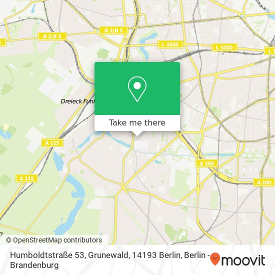 Humboldtstraße 53, Grunewald, 14193 Berlin map