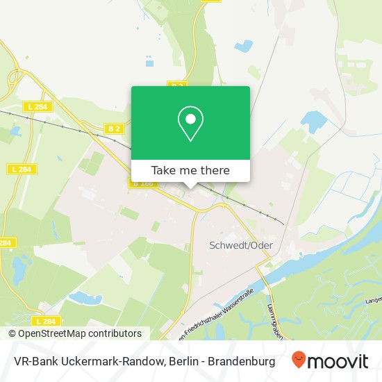 VR-Bank Uckermark-Randow, Landgrabenpark map