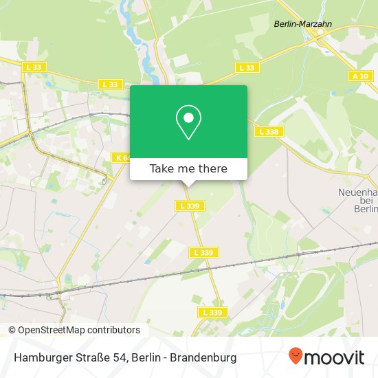 Hamburger Straße 54, Mahlsdorf, 12623 Berlin map