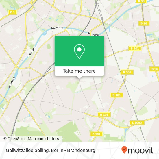 Gallwitzallee belling, Lankwitz, 12249 Berlin map