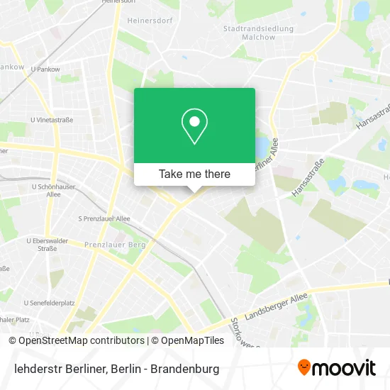 Карта lehderstr Berliner