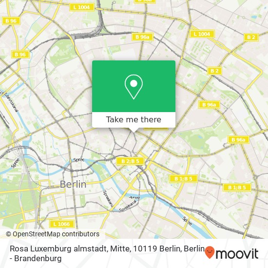 Карта Rosa Luxemburg almstadt, Mitte, 10119 Berlin