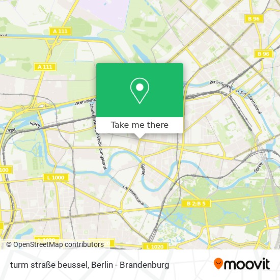 turm straße beussel map