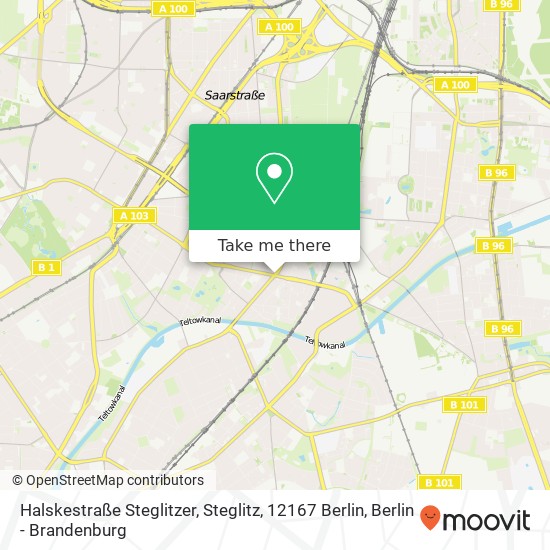 Halskestraße Steglitzer, Steglitz, 12167 Berlin map