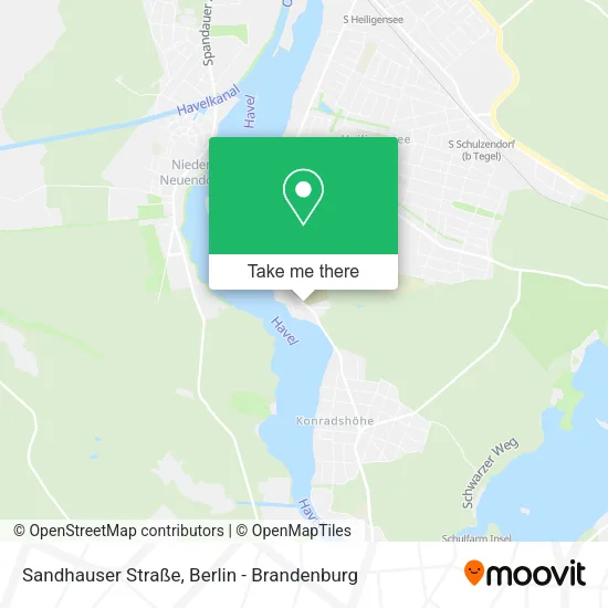 Карта Sandhauser Straße
