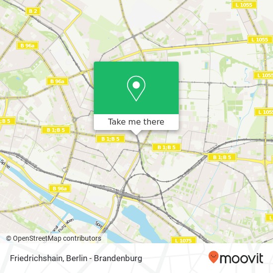 Friedrichshain, Friedrichshain, 10247 Berlin, Deutschland map