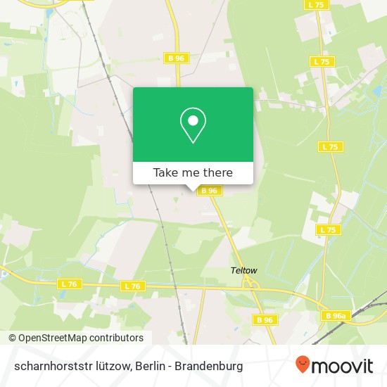scharnhorststr lützow, Lichtenrade, 12307 Berlin map