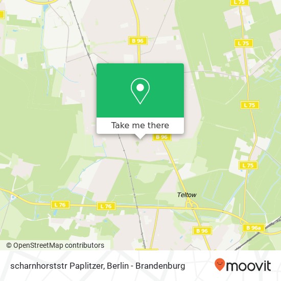 scharnhorststr Paplitzer, Lichtenrade, 12307 Berlin map
