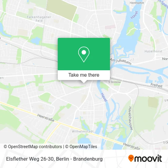 Карта Elsflether Weg 26-30