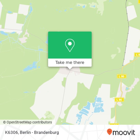 K6306, Tremmen, 14669 Ketzin / Havel map