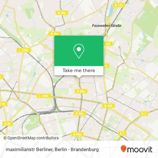 maximilianstr Berliner, Pankow, 13189 Berlin map