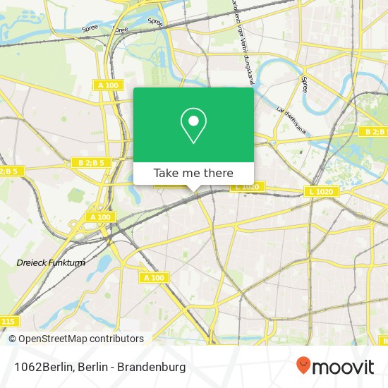 Карта 1062Berlin, Stuttgarter Pl. 36 / 1062Berlin, 10627 Berlin, Deutschland