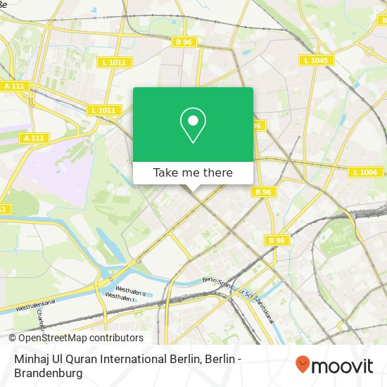 Minhaj Ul Quran International Berlin, Müllerstraße 47A map