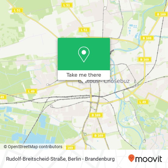 Rudolf-Breitscheid-Straße, 03046 Cottbus map