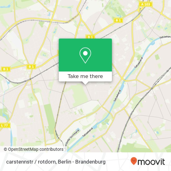 carstennstr / rotdorn, Lichterfelde, 12205 Berlin map