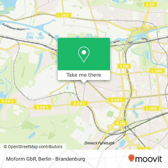 Moform GbR, Marathonallee 16 map