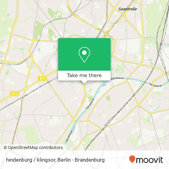 hindenburg / klingsor, Lichterfelde, 12203 Berlin map